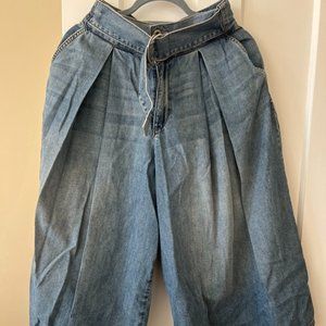 Sneak peek denim culottes